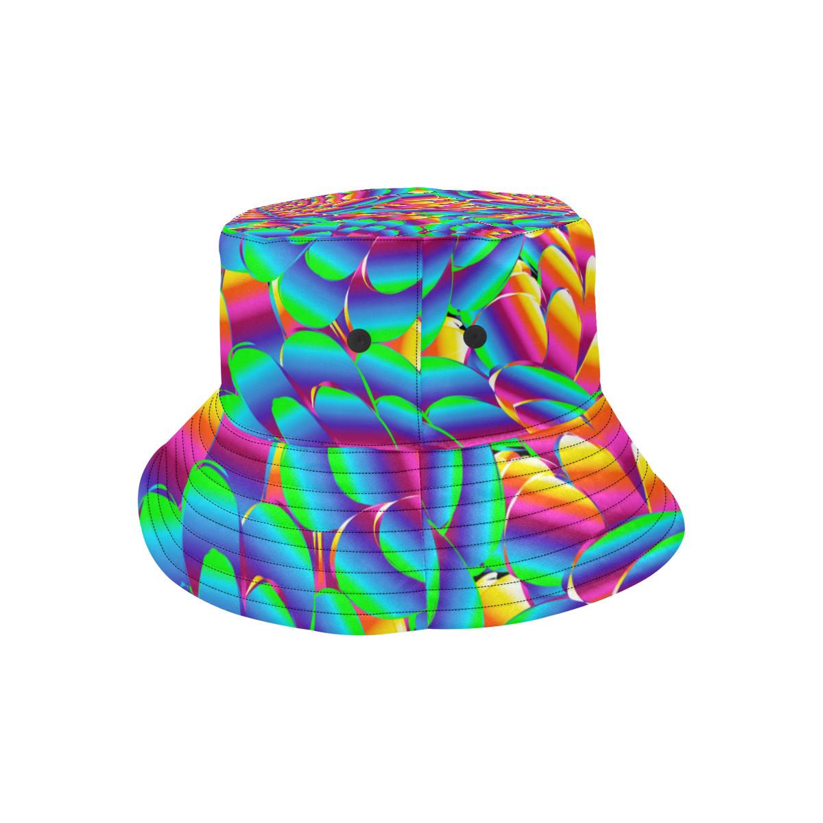 Psychedelic Trippy Pattern Unisex Bucket Hat