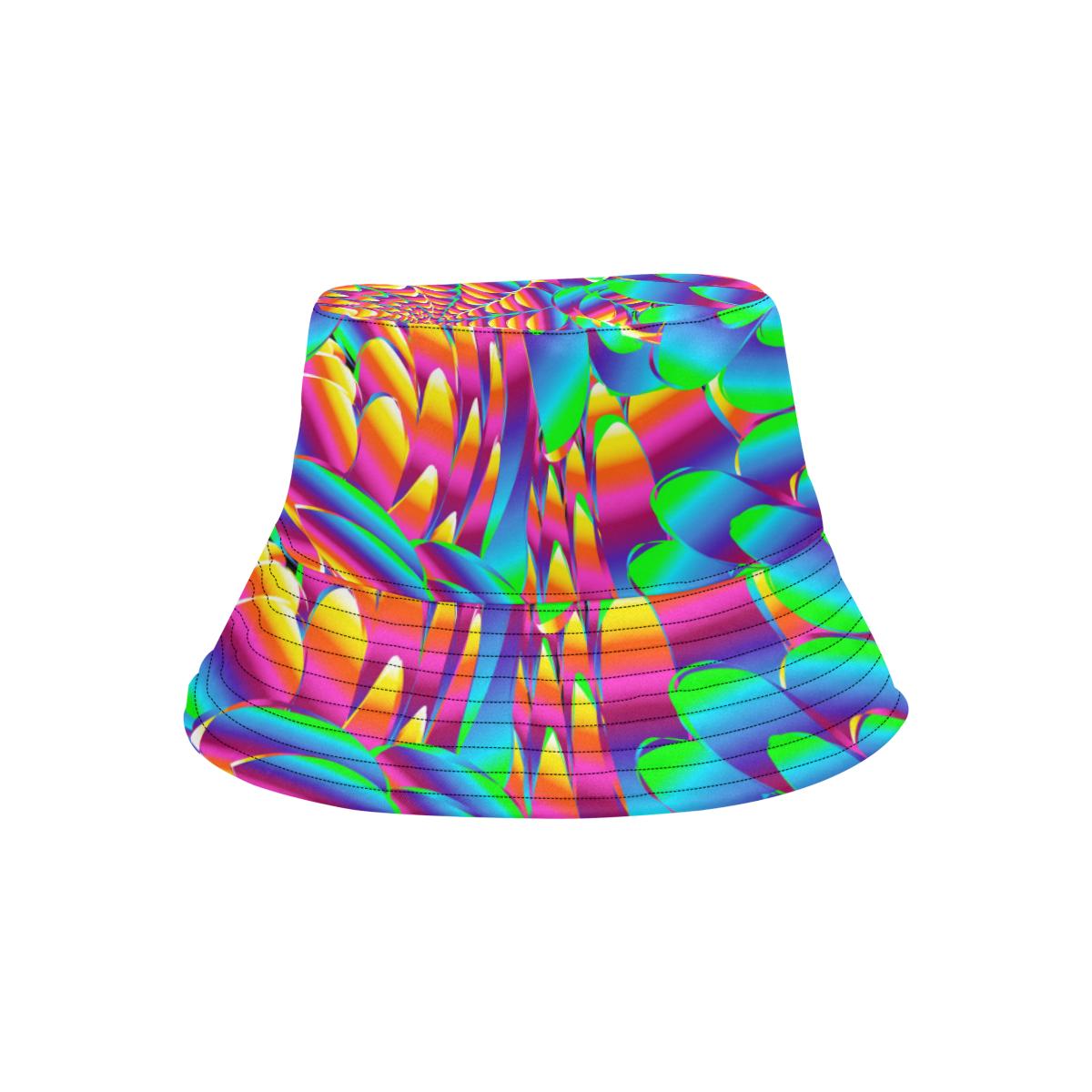 Psychedelic Trippy Pattern Unisex Bucket Hat