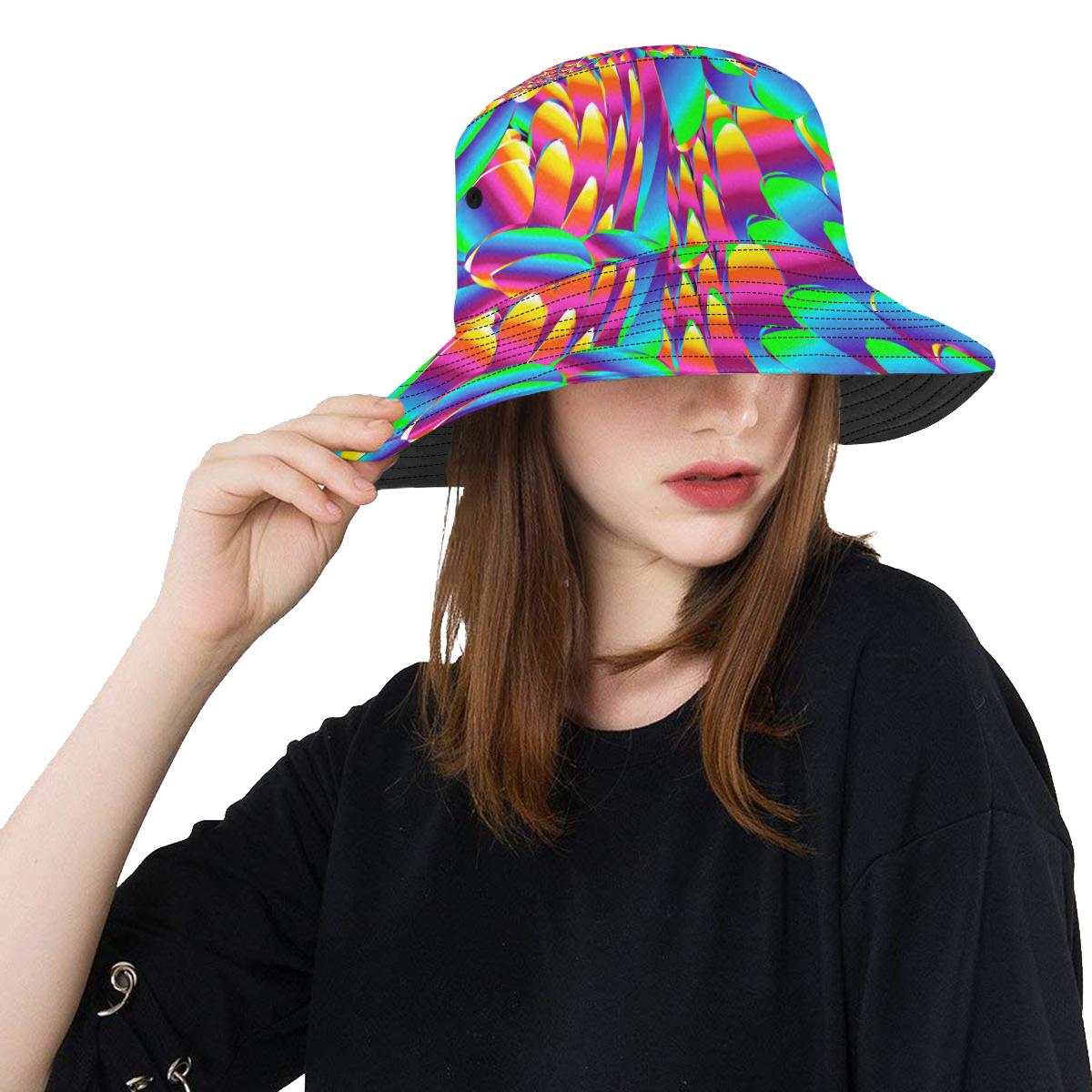 Psychedelic Trippy Pattern Unisex Bucket Hat