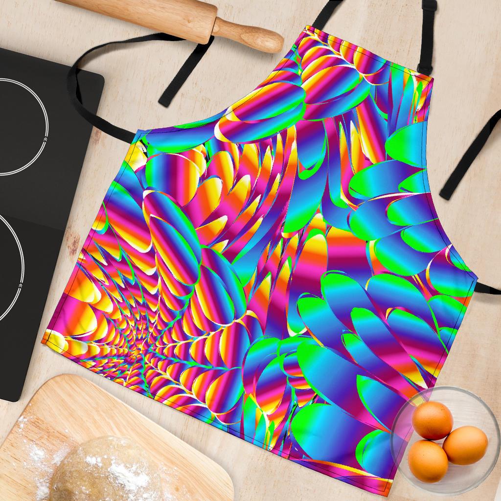 Psychedelic Trippy Pattern Women Apron