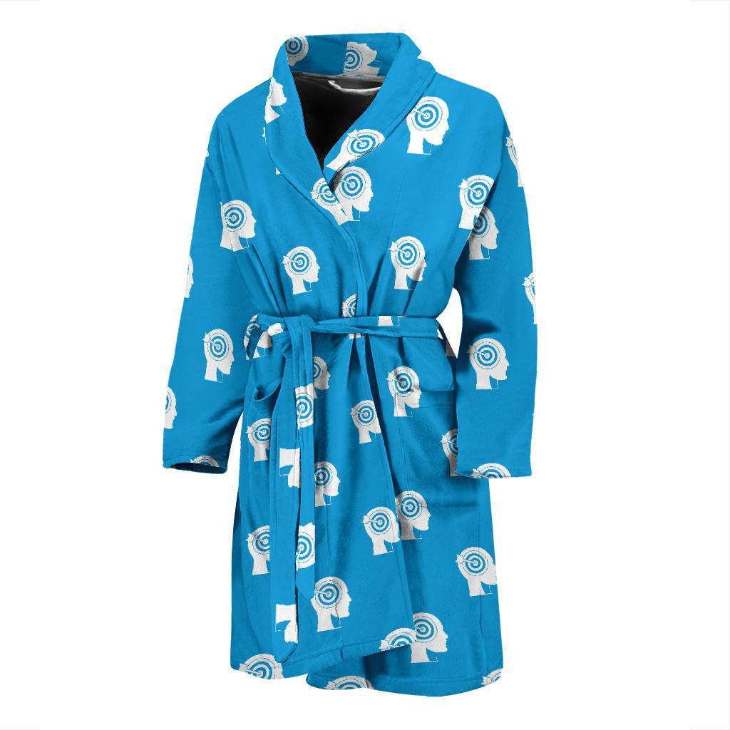 Psychology Pattern Print Design A03 Men Bathrobe-JORJUNE.COM