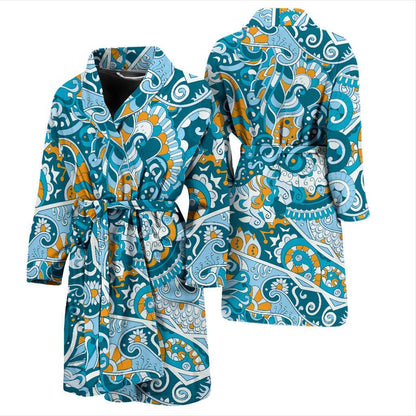 Pucci Pattern Print Design A03 Men Bathrobe-JORJUNE.COM