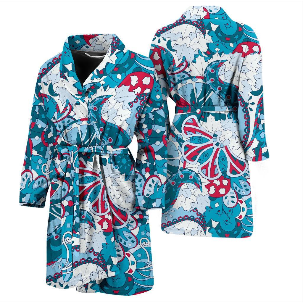 Pucci Pattern Print Design A05 Men Bathrobe-JORJUNE.COM