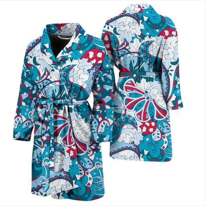 Pucci Pattern Print Design A05 Men Bathrobe-JORJUNE.COM