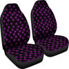 Purple paw print Universal Fit Car Seat Covers