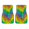 Rainbow Fur Design Print Car Floor Mats