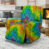 Rainbow Fur Design Print Recliner Slipcover-JTAMIGO.COM