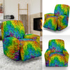 Rainbow Fur Design Print Recliner Slipcover-JTAMIGO.COM