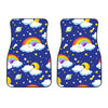 Rainbow Space Design Print Car Floor Mats