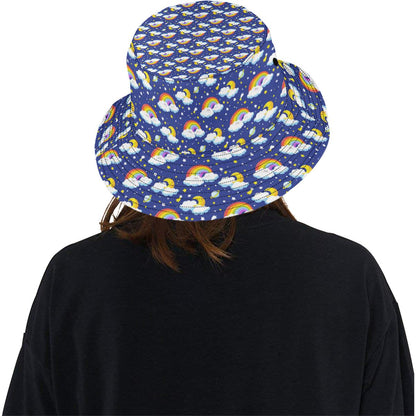 Rainbow Space Design Print Unisex Bucket Hat