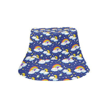 Rainbow Space Design Print Unisex Bucket Hat