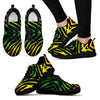 Rainbow Zebra Themed Print Women Sneakers Shoes