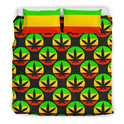 Rasta Reggae Color Design Duvet Cover Bedding Set