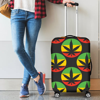 Rasta Reggae Color Design Luggage Cover Protector