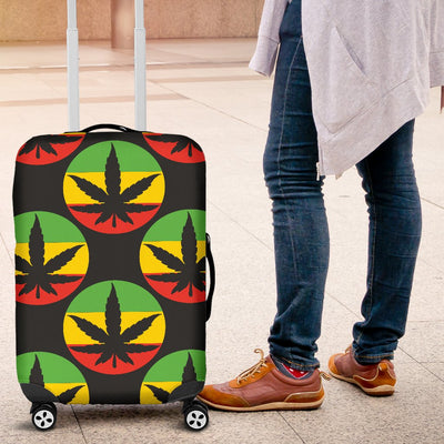 Rasta Reggae Color Design Luggage Cover Protector