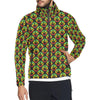 Rasta Reggae Color Design Men Windbreaker Jacket-JTAMIGO.COM