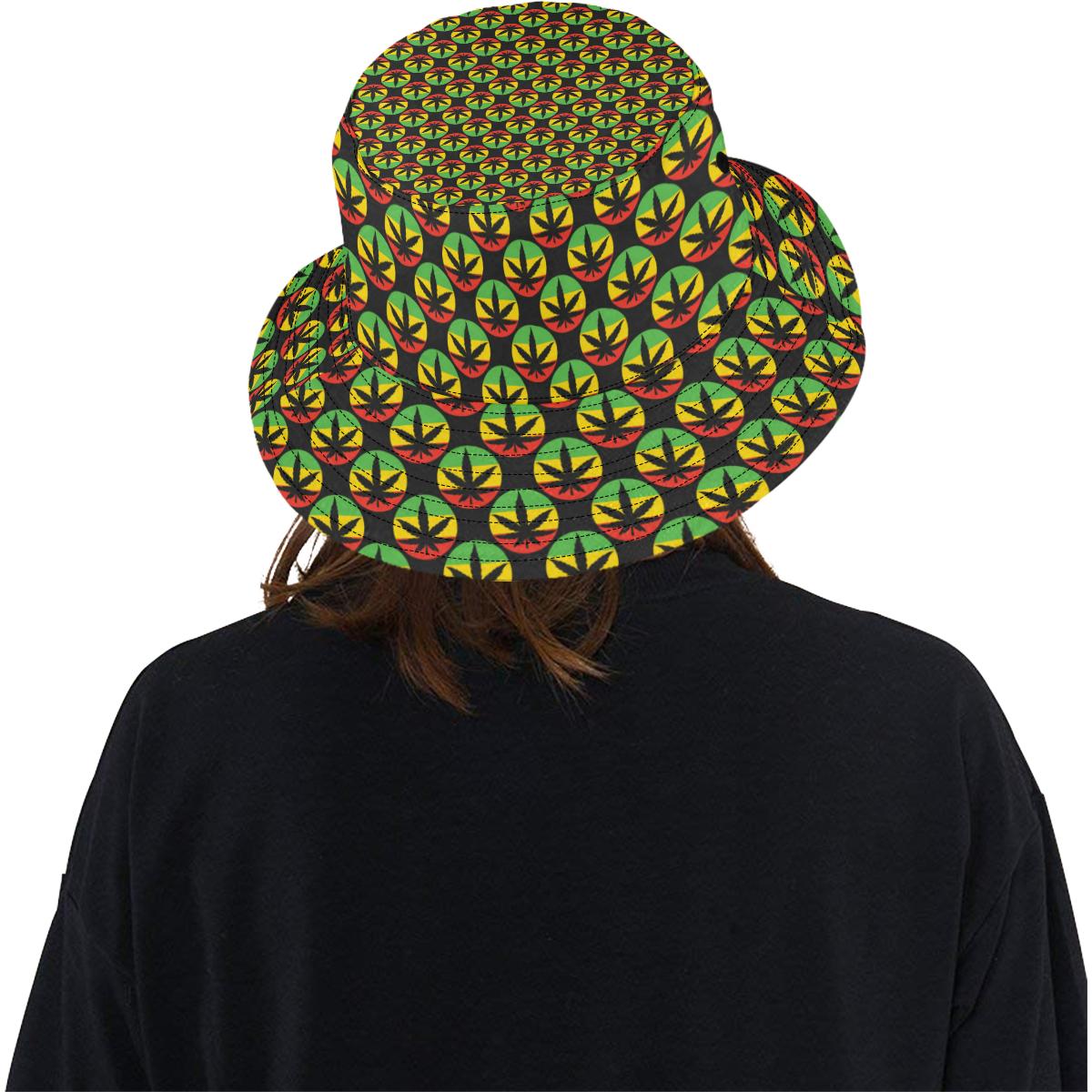 Rasta Reggae Color Design Unisex Bucket Hat