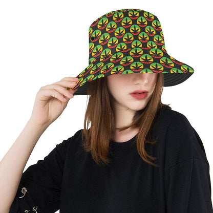 Rasta Reggae Color Design Unisex Bucket Hat