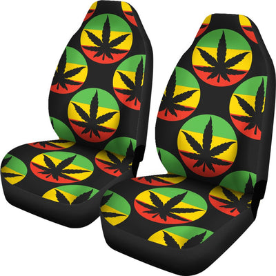 Rasta Reggae Color Design Universal Fit Car Seat Covers