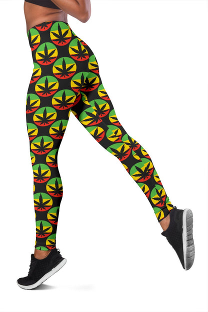 Rasta Reggae Color Design Women Leggings