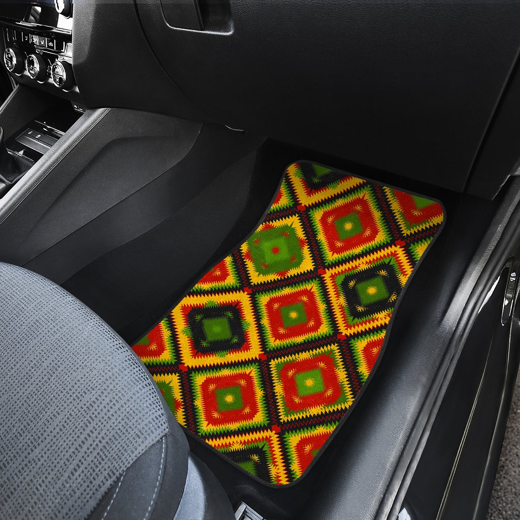Rasta Reggae Color Pattern Car Floor Mats