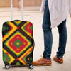 Rasta Reggae Color Pattern Luggage Cover Protector