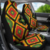 Rasta Reggae Color Pattern Universal Fit Car Seat Covers