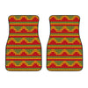 Rasta Reggae Color Print Car Floor Mats