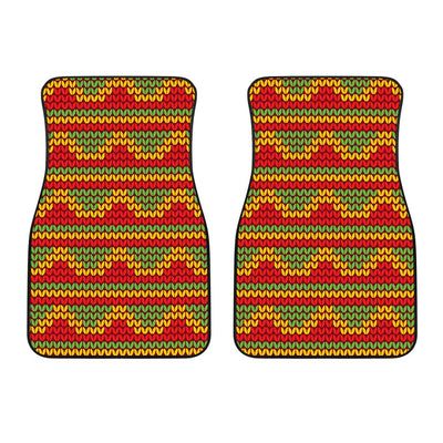 Rasta Reggae Color Print Car Floor Mats