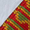 Rasta Reggae Color Print Fleece Blanket