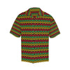 Rasta Reggae Color Themed Men Aloha Hawaiian Shirt