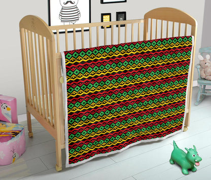 Rasta Reggae Color Themed Premium Quilt-JTAMIGO.COM