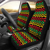 Rasta Reggae Color Themed Universal Fit Car Seat Covers