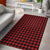 Red Black Buffalo Tartan Plaid Pattern Area Rugs-JTAMIGO.COM