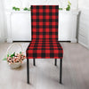 Red Black Buffalo Tartan Plaid Pattern Dining Chair Slipcover-JTAMIGO.COM
