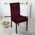 Red Rose Design Print Dining Chair Slipcover-JTAMIGO.COM