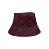 Red Rose Design Print Unisex Bucket Hat