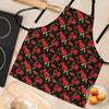 Red Rose Themed Print Women Apron