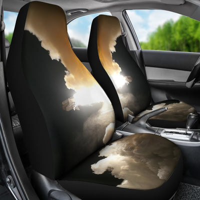 Rocket Launch Print Universal Fit Car Seat Covers