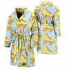 Roller skate Pattern Print Design A03 Men Bathrobe-JORJUNE.COM