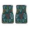 Rooster Hand Draw Design Car Floor Mats