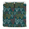 Rooster Hand Draw Design Duvet Cover Bedding Set