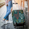 Rooster Hand Draw Design Luggage Cover Protector