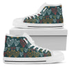 Rooster Hand Drawn Design Women High Top Shoes