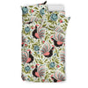 Rooster Print Design Duvet Cover Bedding Set