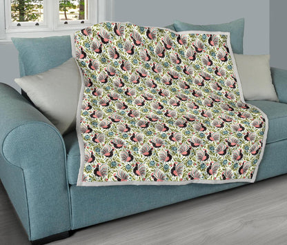 Rooster Print Design Premium Quilt-JTAMIGO.COM