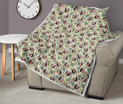 Rooster Print Design Premium Quilt-JTAMIGO.COM