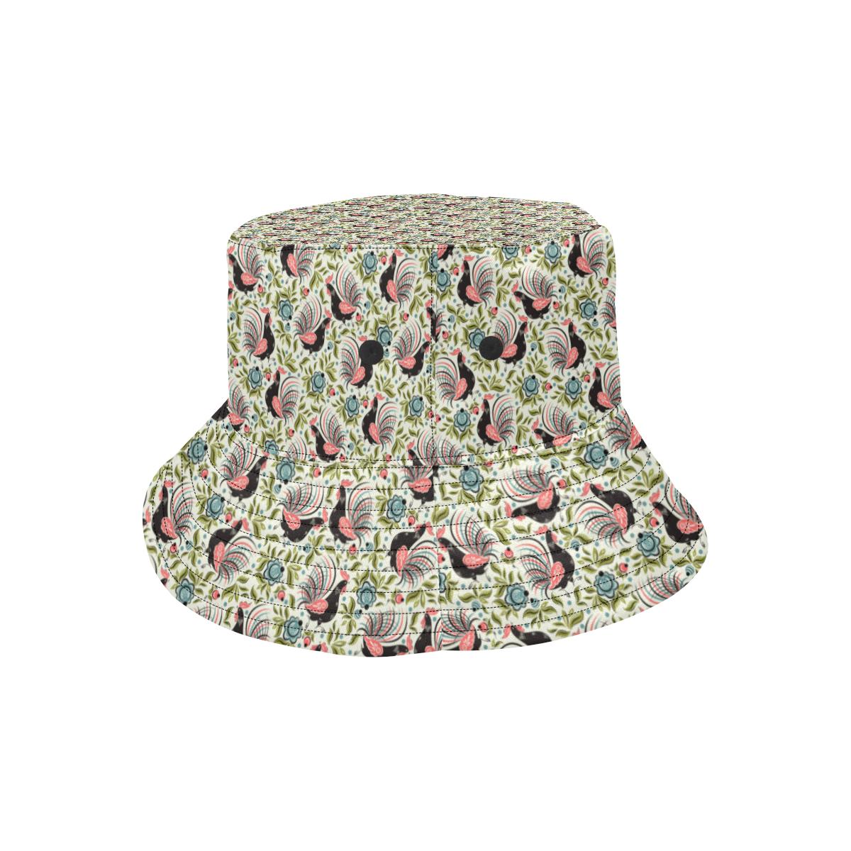 Rooster Print Design Unisex Bucket Hat