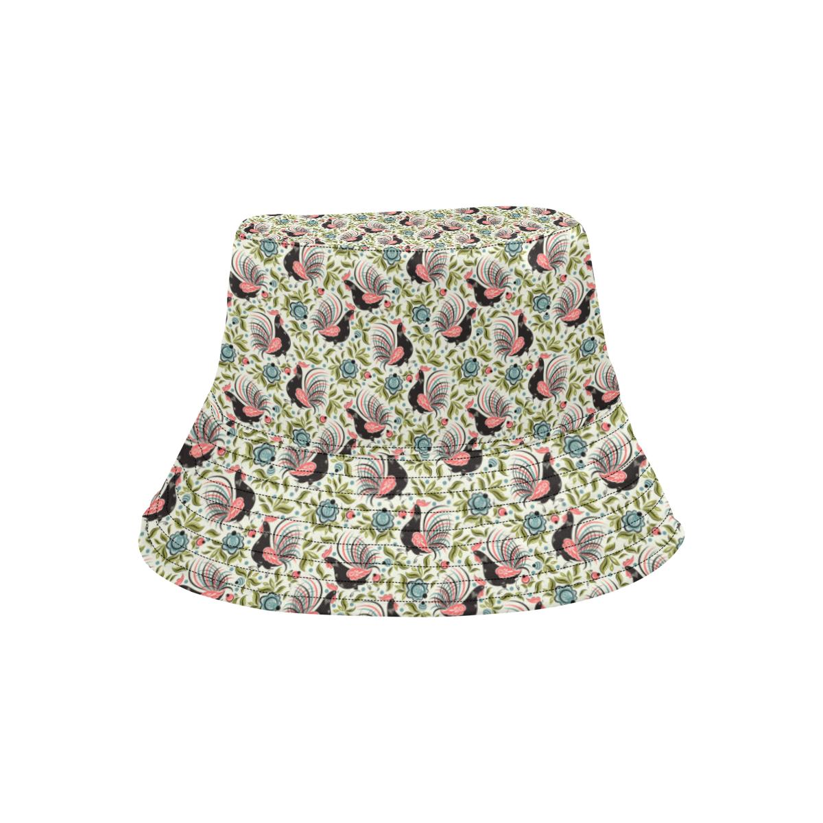 Rooster Print Design Unisex Bucket Hat