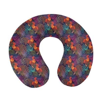 Rooster Print Style U-Shaped Travel Neck Pillow-JTAMIGO.COM
